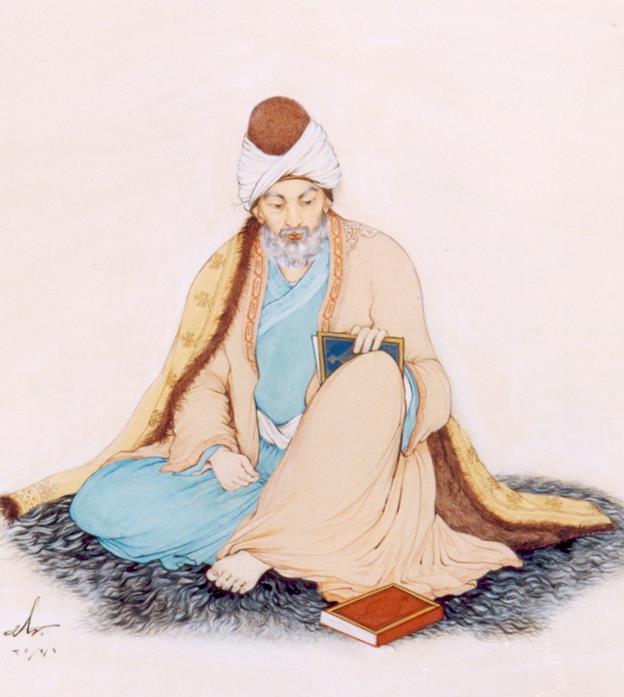 Porträt Dschalal ad-Din Rumi