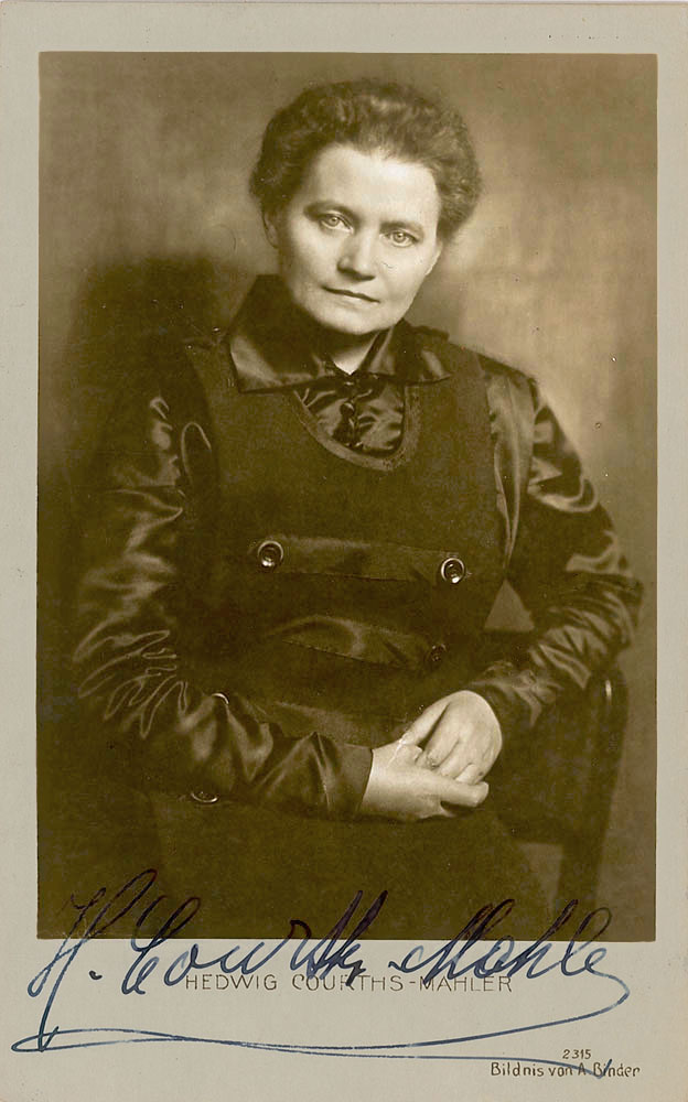 Porträt Hedwig Courths-Mahler