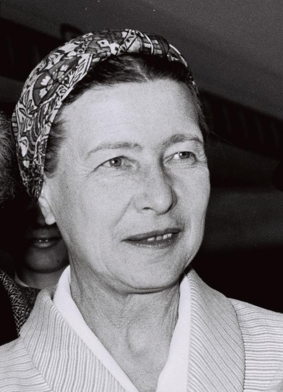 Porträt Simone de Beauvoir