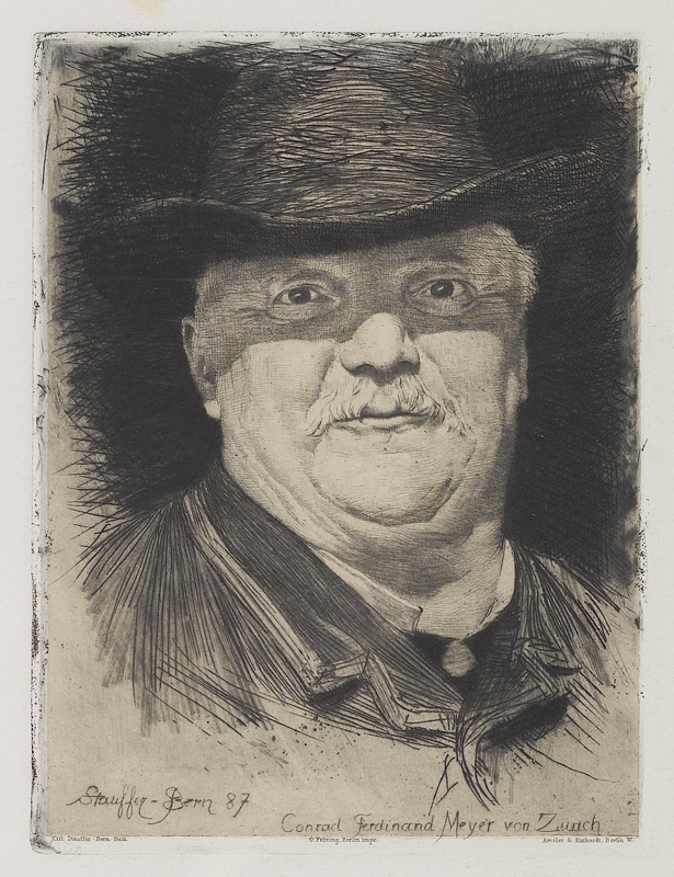 Porträt Conrad Ferdinand Meyer