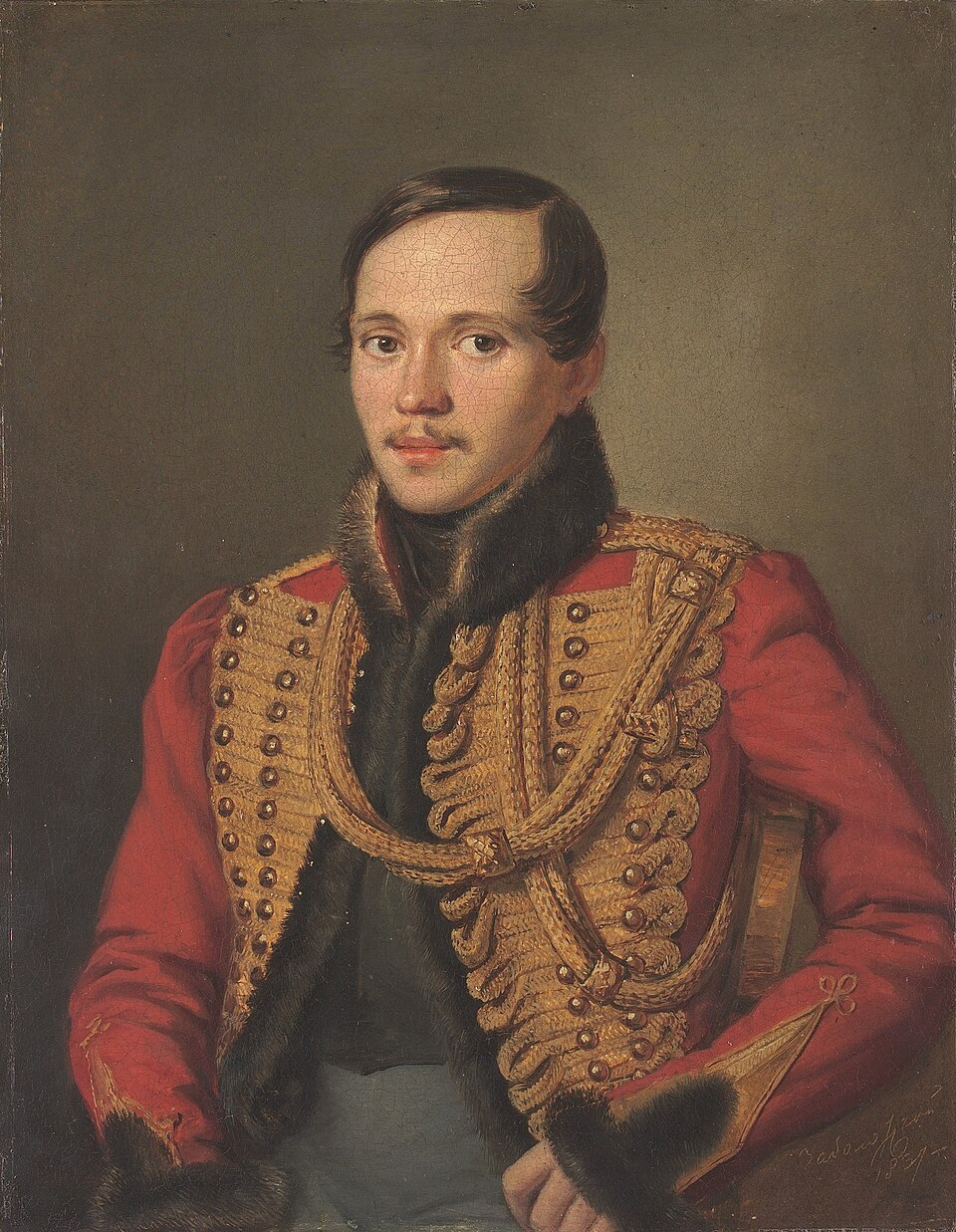 Porträt Michail Jurjewitsch Lermontow