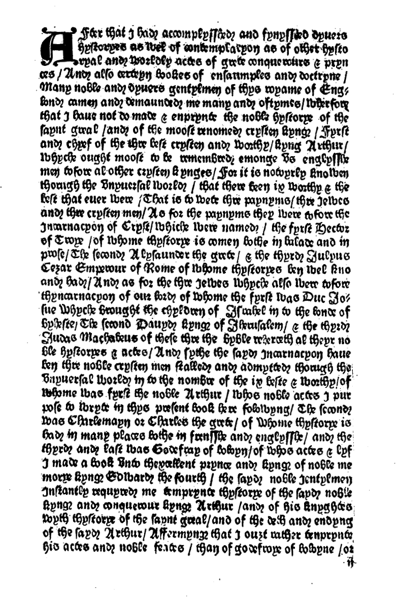 Porträt Thomas Malory