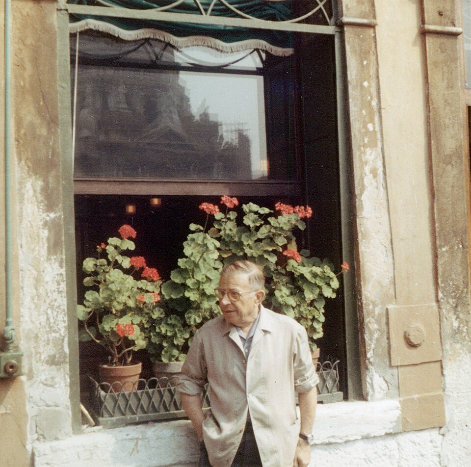 Porträt Jean-Paul Sartre