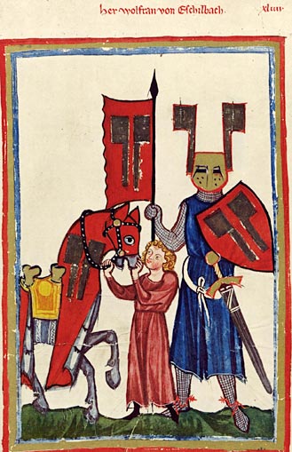 Porträt Wolfram von Eschenbach