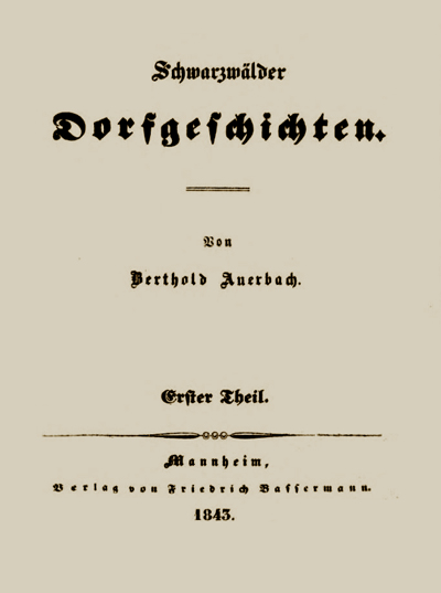 Cover Schwarzwälder Dorfgeschichten