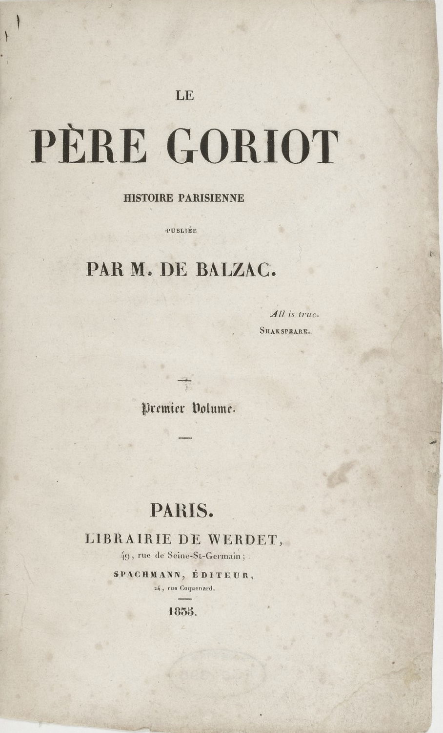 Cover Vater Goriot