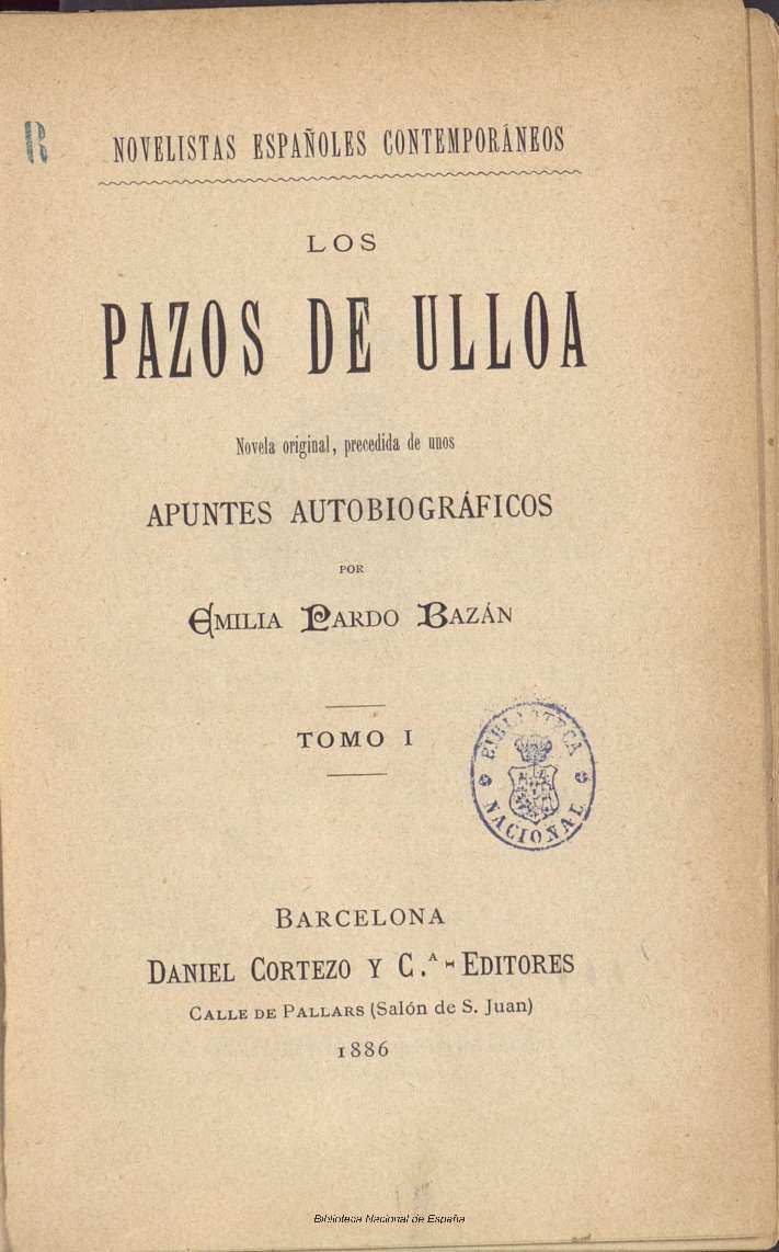 Cover Die Pazos von Ulloa