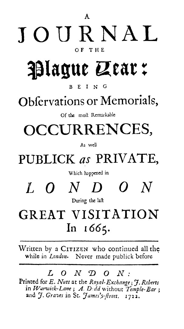 Cover Die Pest zu London