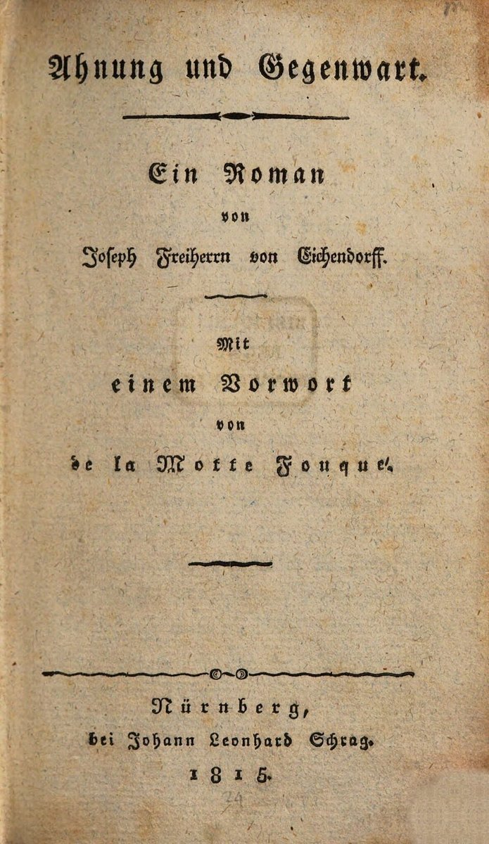 Cover Ahnung und Gegenwart