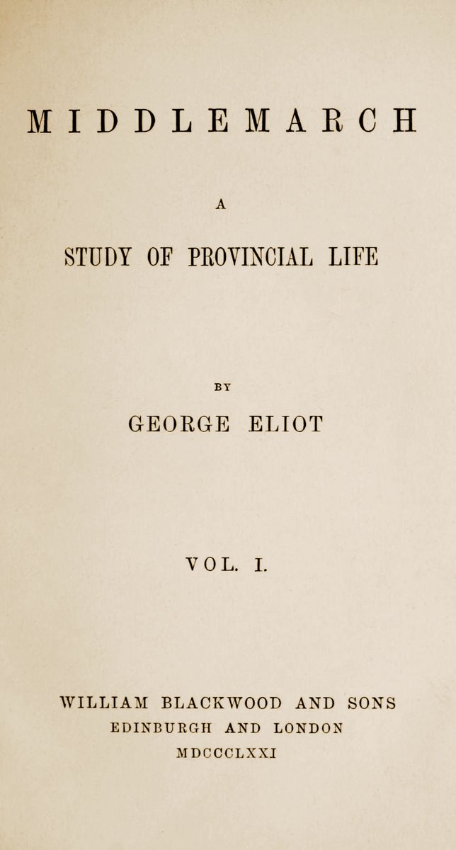 Cover Middlemarch