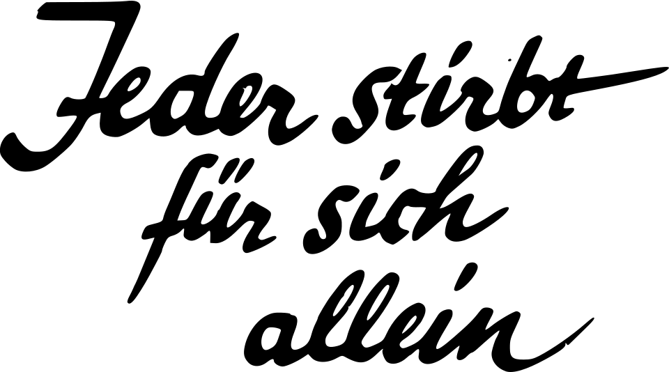 Cover Jeder stirbt für sich allein