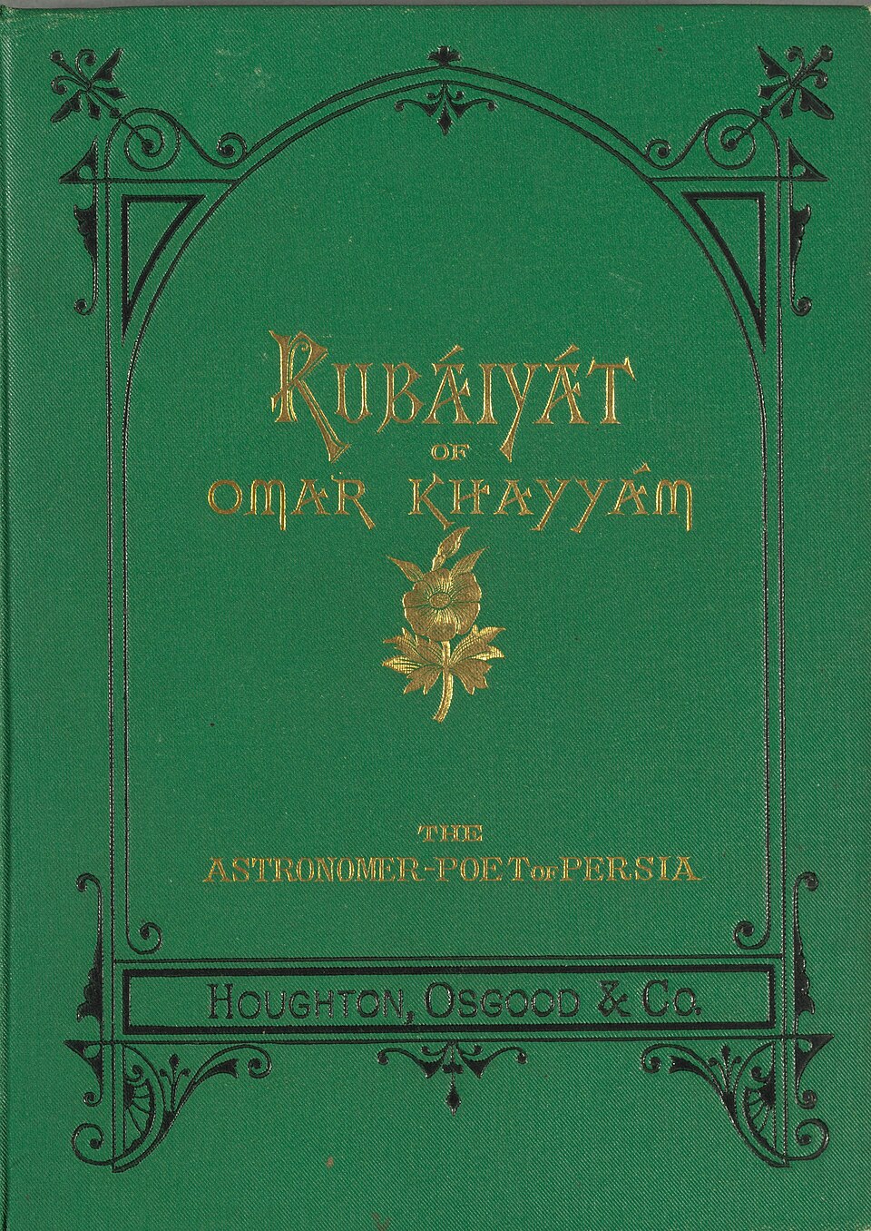 Cover Rubaijat des Omar Chajjam
