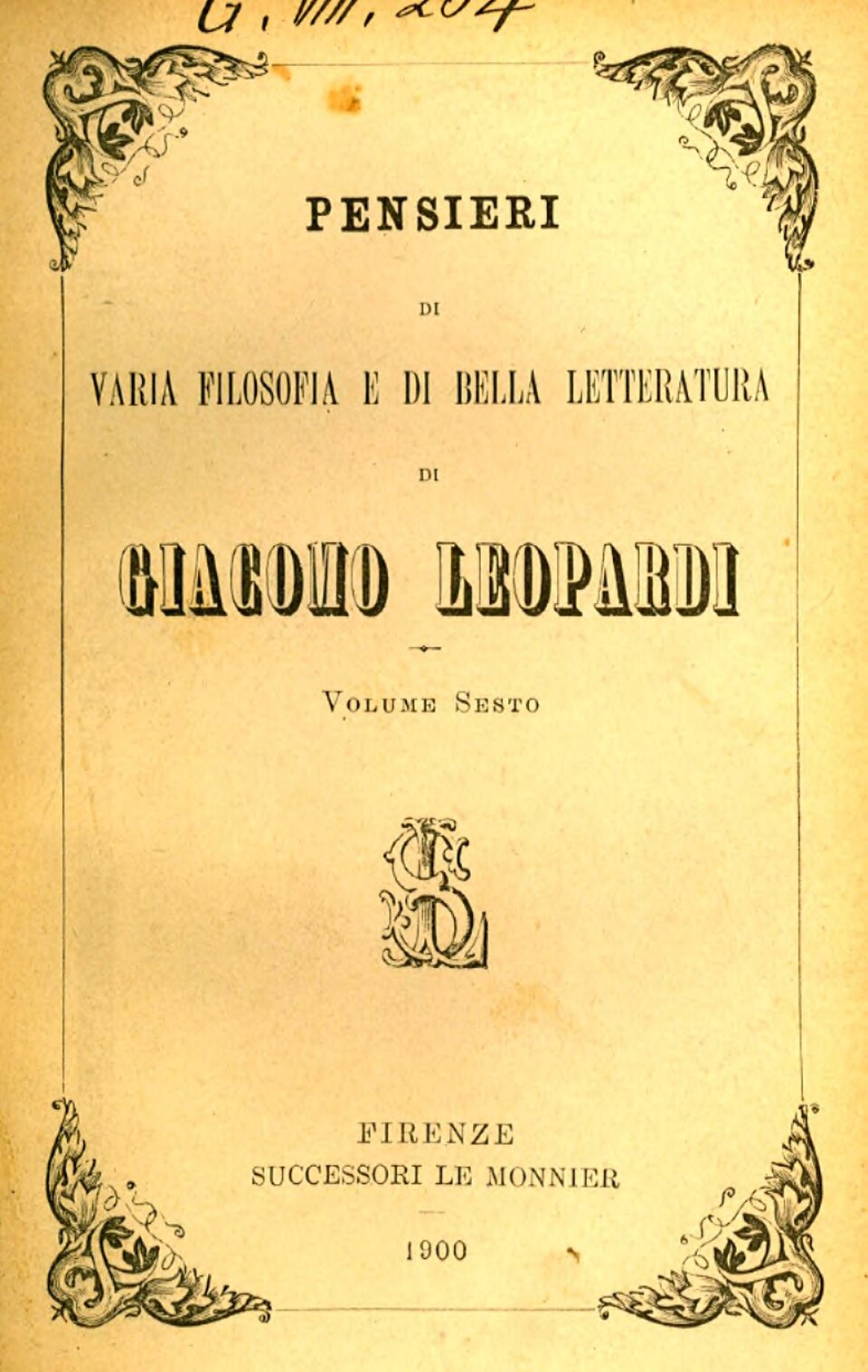Cover Zibaldone