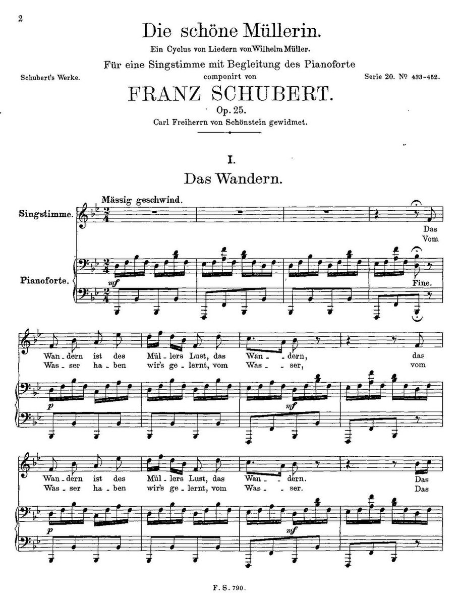 Cover Die schöne Müllerin