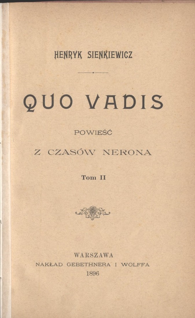 Cover Quo Vadis