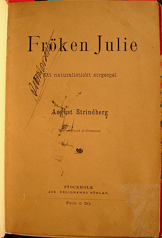 Cover Fräulein Julie
