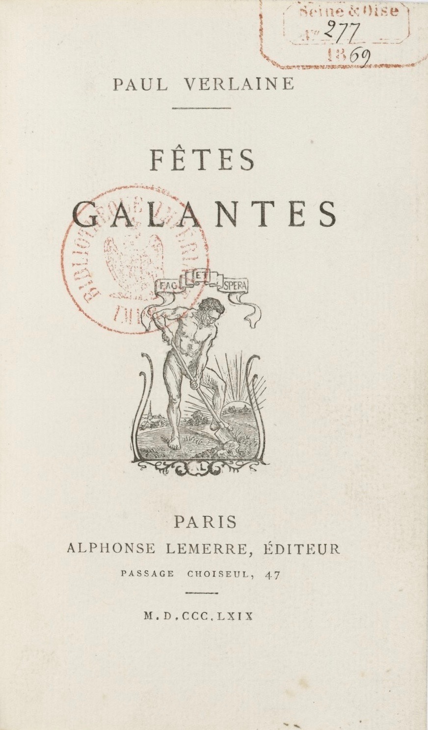Cover Fêtes galantes