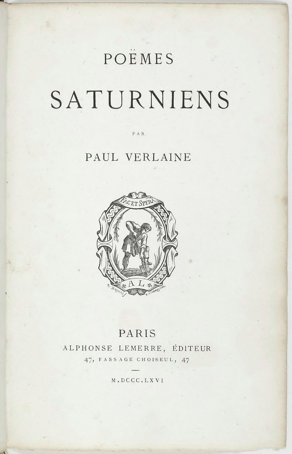 Cover Poèmes saturniens